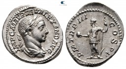 Severus Alexander AD 222-235. Rome. Denarius AR