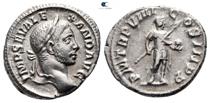 Severus Alexander AD 222-235. Rome
Denarius AR

19 mm., 2,84 g.



very f...