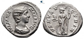 Julia Mamaea AD 225-235. Rome. Denarius AR