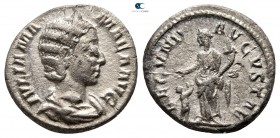 Julia Mamaea AD 225-235. Rome. Denarius AR