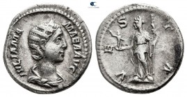 Julia Mamaea AD 225-235. Rome. Denarius AR