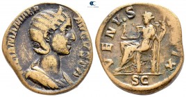 Julia Mamaea AD 225-235. Rome. Sestertius Æ