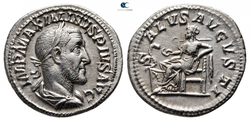 Maximinus I Thrax AD 235-238. Rome
Denarius AR

20 mm., 3,28 g.



very f...