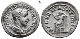 Gordian III AD 238-244. Rome. Denarius AR