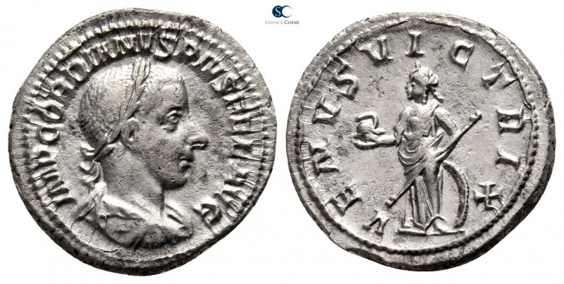 Gordian III AD 238-244. Rome
Denarius AR

20 mm., 3,,43 g.



very fine