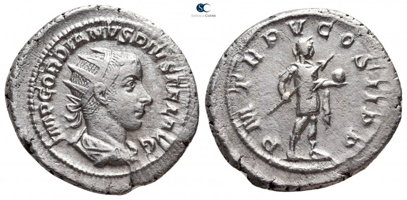 Gordian III AD 238-244. Rome
Antoninianus AR

25 mm., 5,44 g.



very fin...