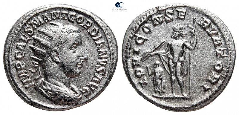 Gordian III AD 238-244. Rome
Antoninianus AR

21 mm., 4,22 g.



very fin...