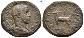 Philip II AD 247-249. Rome. Sestertius Æ