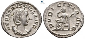 Herennia Etruscilla AD 249-251. Rome. Antoninianus AR