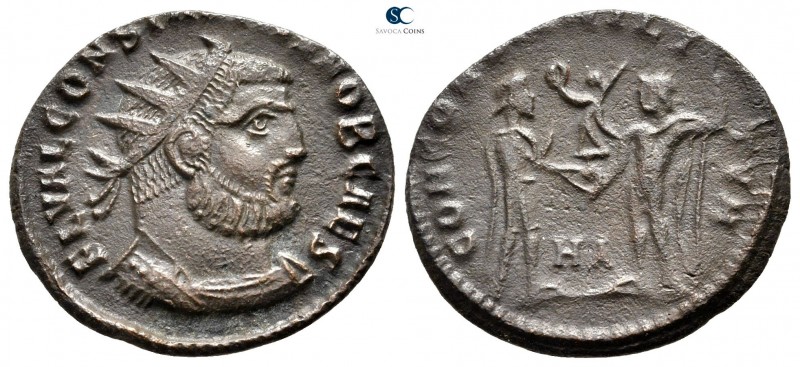 Constantius I Chlorus AD 305-306. Heraclea
Radiatus Æ

20 mm., 2,46 g.


...