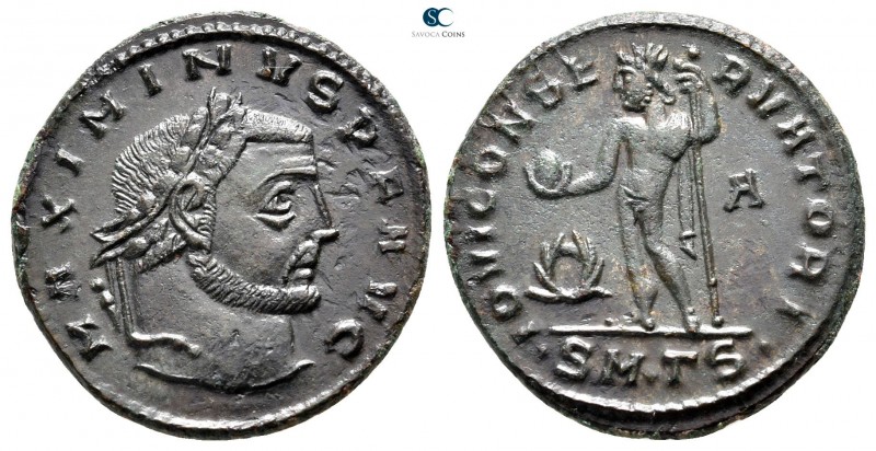 Maximinus II Daia AD 310-313. Thessaloniki
Follis Æ

24 mm., 4,92 g.



v...