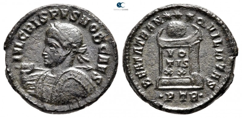 Crispus, as Caesar AD 316-326. Treveri
Follis Æ

18 mm., 3,47 g.



very ...