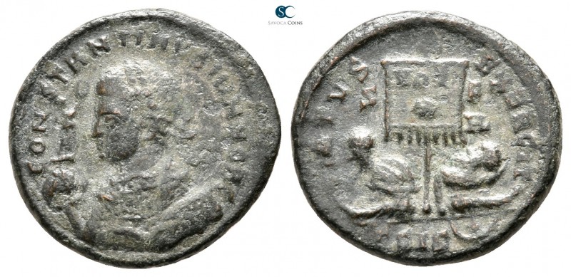 Constantinus II, as Caesar AD 317-337. Siscia
Follis Æ

19 mm., 3,65 g.


...