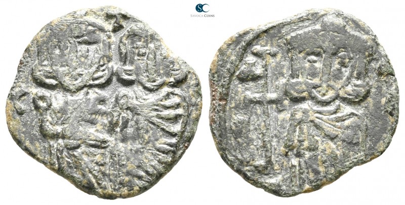 Constantine V Copronymus, with Leo IV and Leo III. AD 741-775. Constantinople
F...