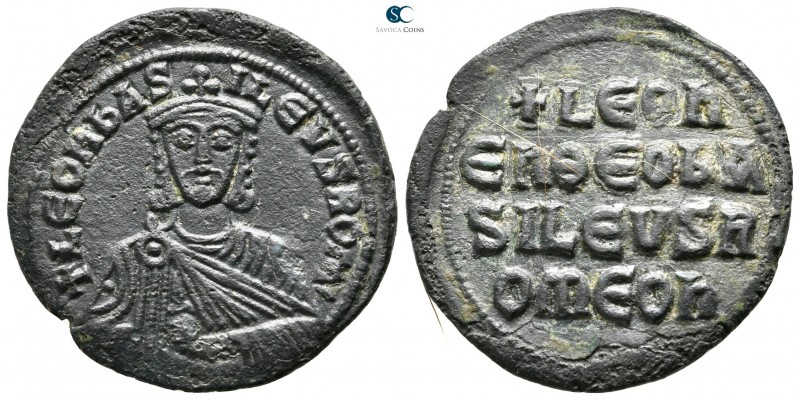 Leo VI the Wise AD 886-912. Constantinople
Follis Æ

27 mm., 6,22 g.



g...