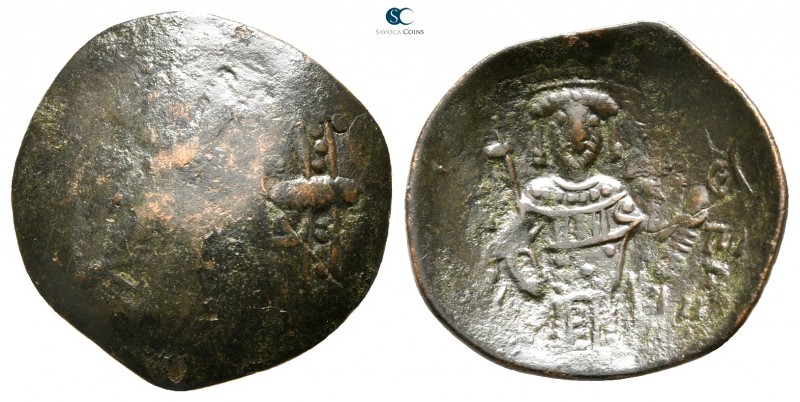 Isaac II Angelos AD 1185-1195. Constantinople
Trachy Æ

20 mm., 1,73 g.


...