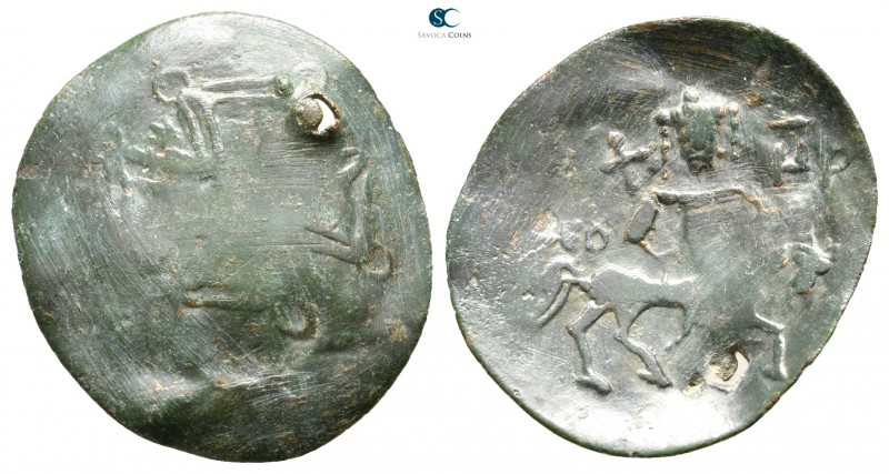 Theodor Svetoslav AD 1300-1322. Second empire
Trachy AE

23 mm., 1,32 g.

...