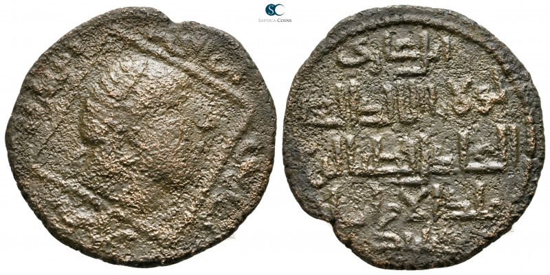 Qutb al-Din II-Ghazi II AD 1176-1184. AH 572-58. Mardin mint
Dirhem Æ

28 mm....