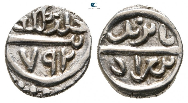 Bayezid I AD 1389-1402. 791-805 AH. 
Akce AR

12 mm., 1,19 g.



very fin...