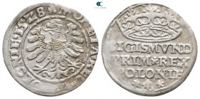 Poland. Krakau. Sigismund I AD 1506-1548. Groschen AR 1528