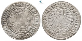 Poland. Thorn. Sigismund I AD 1506-1548. Groschen AR 1532