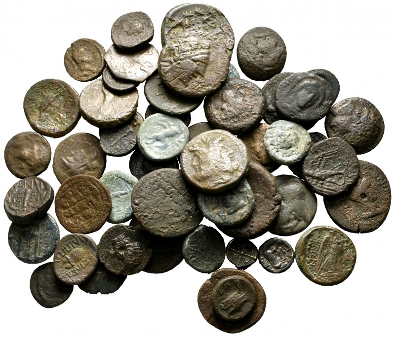 Lot of ca. 50 greek bronze coins / SOLD AS SEEN, NO RETURN!

nearly very fine