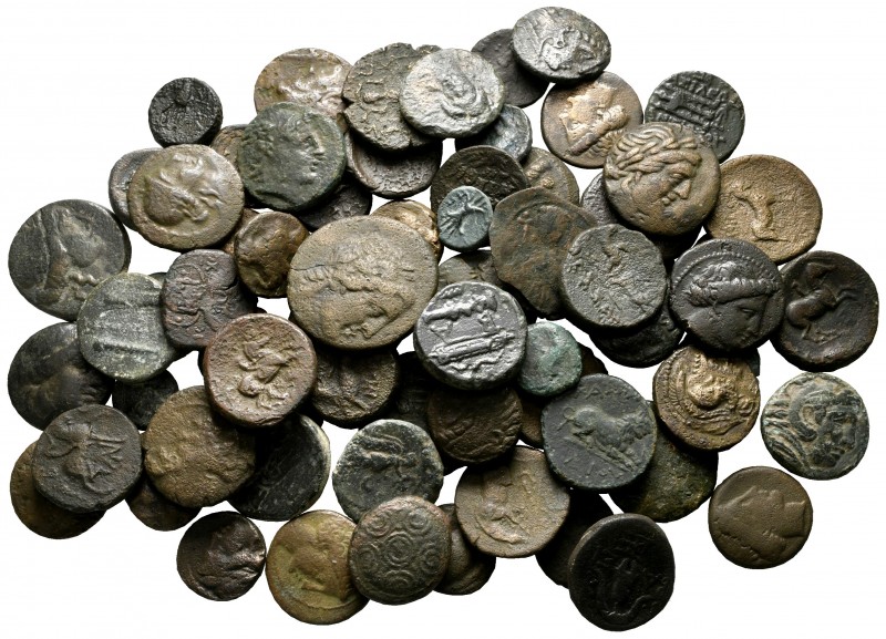 Lot of ca. 70 greek bronze coins / SOLD AS SEEN, NO RETURN!

very fine