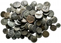 Lot of ca. 100 greek bronze coins / SOLD AS SEEN, NO RETURN!very fine