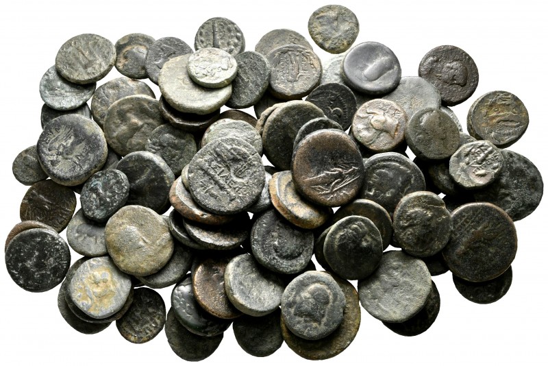 Lot of ca. 100 greek bronze coins / SOLD AS SEEN, NO RETURN!

nearly very fine