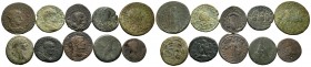 A mixed Lot of 10 Ancient Coins,About fine to about very fine. LOT SOLD AS IS, NO RETURNS.