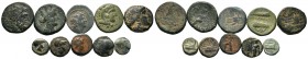 A mixed Lot of 10 Ancient Coins,About fine to about very fine. LOT SOLD AS IS, NO RETURNS.