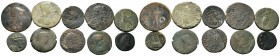 A mixed Lot of 10 Ancient Coins,About fine to about very fine. LOT SOLD AS IS, NO RETURNS.