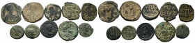 A mixed Lot of 10 Ancient Coins,About fine to about very fine. LOT SOLD AS IS, NO RETURNS.