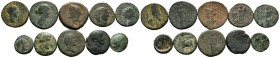 A mixed Lot of 10 Ancient Coins,About fine to about very fine. LOT SOLD AS IS, NO RETURNS.