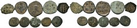 A mixed Lot of 10 Ancient Coins,About fine to about very fine. LOT SOLD AS IS, NO RETURNS.