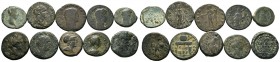 A mixed Lot of 10 Ancient Coins,About fine to about very fine. LOT SOLD AS IS, NO RETURNS.