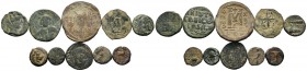 A mixed Lot of 10 Ancient Coins,About fine to about very fine. LOT SOLD AS IS, NO RETURNS.