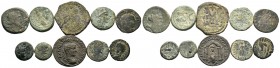 A mixed Lot of 10 Ancient Coins,About fine to about very fine. LOT SOLD AS IS, NO RETURNS.