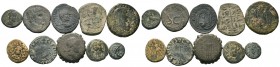 A mixed Lot of 10 Ancient Coins,About fine to about very fine. LOT SOLD AS IS, NO RETURNS.