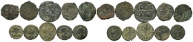 A mixed Lot of 10 Ancient Coins,About fine to about very fine. LOT SOLD AS IS, NO RETURNS.