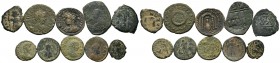 A mixed Lot of 10 Ancient Coins,About fine to about very fine. LOT SOLD AS IS, NO RETURNS.