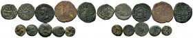 A mixed Lot of 10 Ancient Coins,About fine to about very fine. LOT SOLD AS IS, NO RETURNS.
