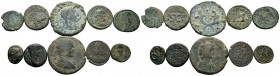 A mixed Lot of 10 Ancient Coins,About fine to about very fine. LOT SOLD AS IS, NO RETURNS.
