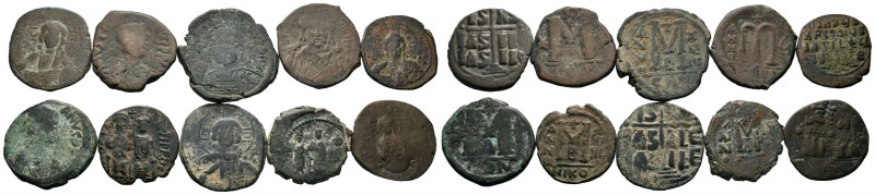 A mixed Lot of 10 Ancient Coins,About fine to about very fine. LOT SOLD AS IS, N...