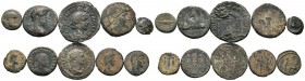 A mixed Lot of 10 Ancient Coins,About fine to about very fine. LOT SOLD AS IS, NO RETURNS.