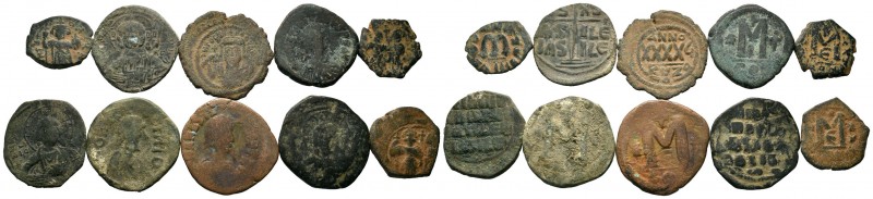 A mixed Lot of 10 Ancient Coins,About fine to about very fine. LOT SOLD AS IS, N...