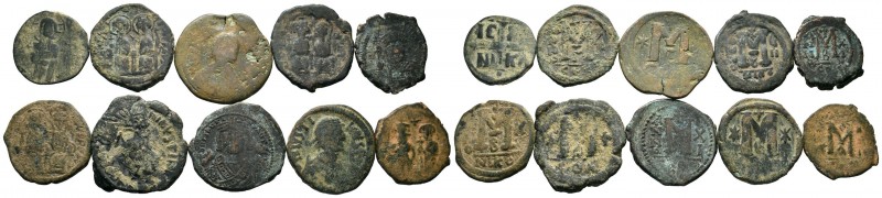 A mixed Lot of 10 Ancient Coins,About fine to about very fine. LOT SOLD AS IS, N...
