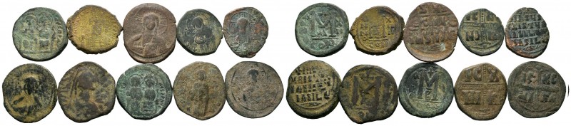 A mixed Lot of 10 Ancient Coins,About fine to about very fine. LOT SOLD AS IS, N...