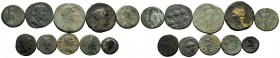 A mixed Lot of 10 Ancient Coins,About fine to about very fine. LOT SOLD AS IS, NO RETURNS.