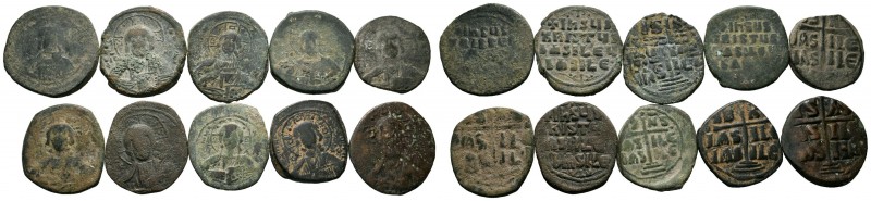 A mixed Lot of 10 Ancient Coins,About fine to about very fine. LOT SOLD AS IS, N...